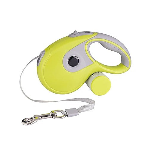 Automatic retractable pet leash — green color variant