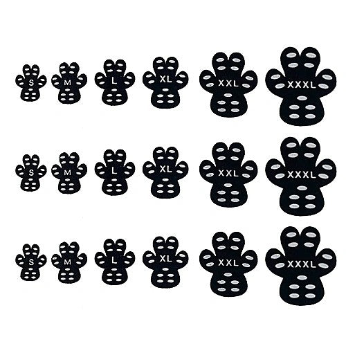 Dog anti-slip paw pads — black color variant