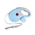 Automatic retractable pet leash — blue color variant