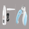 Pet paw trimmer with LED light — main product view