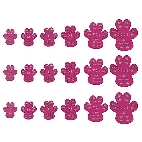 Dog anti-slip paw pads — pink color variant