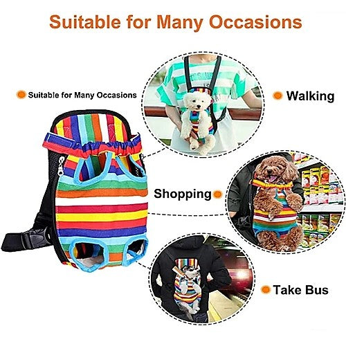 Breathable pet travel backpack — suitable for many occasions infographic